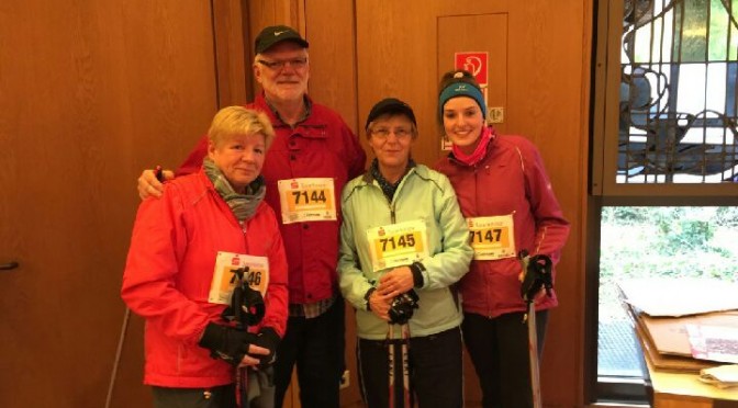 Nordic-Walking-Gruppe vertritt BSC beim Silvesterlauf